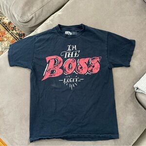Sasha Banks Mercedes Varnado "I'm the Legit Boss" T-Shirt Size Medium